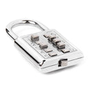 CH-602 Model Luggage Padlock Travel Code Lock For Lockers Sheds Luggage Toolboxes Protective Accessory Silver