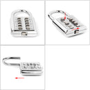 CH-602 Model Luggage Padlock Travel Code Lock For Lockers Sheds Luggage Toolboxes Protective Accessory Silver