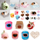 Cotton Flannel Bird Hammock Hanging Cave Cage Tent Bed Toy Pet Supplies Random Color 12x12cm