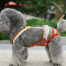 Soft Comfortable Easy To Use Washable Cotton Female Dog Sanitary Pant Brief Multi-Color L