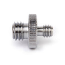 1/4" to 3/8" Male Convert Screw Adapter for Camera Tripod and Head Silver