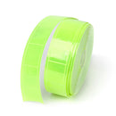 Lightweight Flexible Yellow Gloss Sew On Reflective Tape Safety Caution Tape 33ft x 1inch - Green