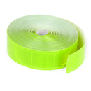 Lightweight Flexible Yellow Gloss Sew On Reflective Tape Safety Caution Tape 33ft x 1inch - Green