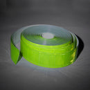 Lightweight Flexible Yellow Gloss Sew On Reflective Tape Safety Caution Tape 33ft x 1inch - Green