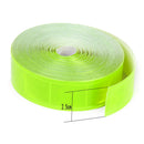 Lightweight Flexible Yellow Gloss Sew On Reflective Tape Safety Caution Tape 33ft x 1inch - Green