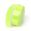 Lightweight Flexible Yellow Gloss Sew On Reflective Tape Safety Caution Tape 33ft x 1inch- Fluorescent Yellow