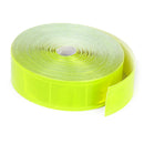 Lightweight Flexible Yellow Gloss Sew On Reflective Tape Safety Caution Tape 33ft x 1inch- Fluorescent Yellow