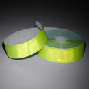 Lightweight Flexible Yellow Gloss Sew On Reflective Tape Safety Caution Tape 33ft x 1inch- Fluorescent Yellow