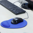 Blue Comfort Wrist Rest Support Mouse Mice Mat Pad For Computer PC Laptop