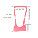 Infant Baby Kids Early Walking Training Learning Walker Walk Safety Harness Waistcoat Adjustable Strap Belt - Pink