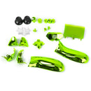 ABS Metal Plated Full Housing Shell Case Kit Parts for Xbox One Wireless Controller Green Color