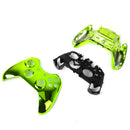 ABS Metal Plated Full Housing Shell Case Kit Parts for Xbox One Wireless Controller Green Color