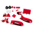 ABS Metal Full Housing Shell Case Kit Replacement parts for Xbox One Wireless Controller Red Color