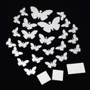 Set Of Mirror Decals With Double Sided Adhesive Tape Home Decor Silver