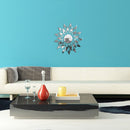 Set Of 27PCS Mirror Decals With Double Side Adhesive Tape For Dining Room Bedroom Freezer Wardrobe Sun