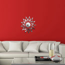 Set Of 27PCS Mirror Decals With Double Side Adhesive Tape For Dining Room Bedroom Freezer Wardrobe Sun