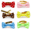 Set Of 20PCS Twist Ties Candy Bag Cake Props Wedding Birthday Party Supplies Yellow With White Dots