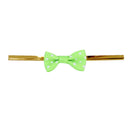 Set Of 20PCS Twist Ties Candy Bag Cake Props Wedding Birthday Party Supplies Green With White Dots