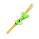 Set Of 20PCS Twist Ties Candy Bag Cake Props Wedding Birthday Party Supplies Green With White Dots