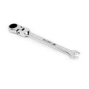 Satin Chrome Finish Flexible Head Ratchet Action Wrench Spanner Nut Tool 7mm Silver