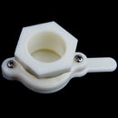 38mm Functional White Plastic Hive Honey Gate Valve Beekeeping Tool