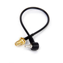 1PC Black CRC9 Plug to RP-SMA Female conversion line Pigtail Connector Adapter Cable New