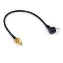 1PC Black CRC9 Plug to RP-SMA Female conversion line Pigtail Connector Adapter Cable New