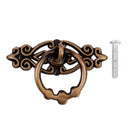 Set Of Durable Vintage Style Cabinet Drawer Dresser Cupboard Retro Single Hole Pull With Screw Antique Copper