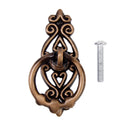 Set Of Durable Vintage Style Cabinet Drawer Dresser Cupboard Retro Single Hole Pull With Screw Antique Copper