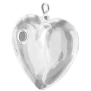 Transparent Heart Shape Wall Hanging Vase Bottle Plant Flower Decor Home Office Living Room Garden DIY