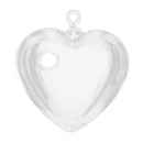 Transparent Heart Shape Wall Hanging Vase Bottle Plant Flower Decor Home Office Living Room Garden DIY