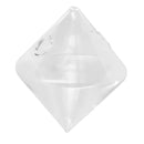 Transparent Rhombus Shape Wall Hanging Vase Bottle Plant Flower Decor Home Office Living Room Garden DIY