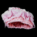 Waterproof Comfortable Pink Drape Pierced Design Floral Chiffon White Lace Dog Physical Pant Pet Supplies Pink M
