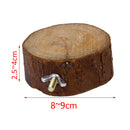 Durable Easy To Carry Wooden Parrot Cage Perch Stand Burlywood Dia. 3.15-3.54 Inch