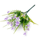 Realistic Stimulation Plastic Gladiolus Wedding Bouquet Posy Table Arrangement Home Decoration Purple