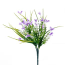 Realistic Stimulation Plastic Gladiolus Wedding Bouquet Posy Table Arrangement Home Decoration Purple