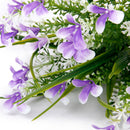 Realistic Stimulation Plastic Gladiolus Wedding Bouquet Posy Table Arrangement Home Decoration Purple