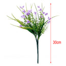 Realistic Stimulation Plastic Gladiolus Wedding Bouquet Posy Table Arrangement Home Decoration Purple