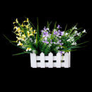 Realistic Stimulation Plastic Gladiolus Wedding Bouquet Posy Table Arrangement Home Decoration Purple