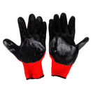 Generic Protective Gloves Bite-proof Prevent for Hamster Bite Black and Red