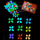 Plastic Glow In The Dark Stone Pebbles Aquarium Fish Tank Flower Pot Road Wall Swimming Pool Decorations Random PACK OF 50PCS