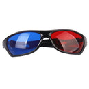 Simple Style 1 Pair Plastics Red/Blue 3D Glasses Anaglyph Glasses for Movies