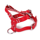 PU Leather Adjustable Chest Strap Dog Puppy Harness Safety Belt Pet Supplies Red