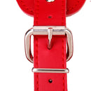 PU Leather Adjustable Chest Strap Dog Puppy Harness Safety Belt Pet Supplies Red