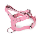 PU Leather Adjustable Chest Strap Dog Puppy Harness Safety Belt Pet Supplies Pink