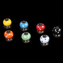 Cute Playful Ceramic Knob Door Window Cupboard TV Cabinet Drawer Handle Pull Red