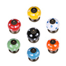 Cute Playful Ceramic Knob Door Window Cupboard TV Cabinet Drawer Handle Pull Green
