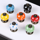 Cute Playful Ceramic Knob Door Window Cupboard TV Cabinet Drawer Handle Pull Yellow