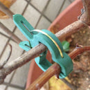 Set Of 20PCS Flowers Vegetables Bushes Branches Securing Durable Weatherproof Clips Green