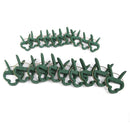 Set Of 20PCS Flowers Vegetables Bushes Branches Securing Durable Weatherproof Clips Green